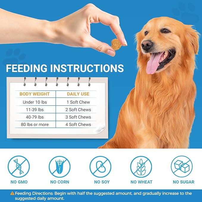 Flea and Tick Prevention for Dogs, 180 Soft Chews Natural Dog Flea and Tick Chewables Oral Flea Supplement for Dogs, Puppy Flea Support - All Breeds & Ages - Chicken Flavor-PawvioPets
