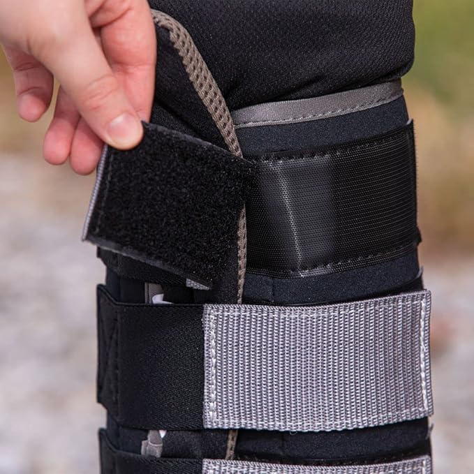 Dura-Tech Stable Quick Wraps for Horses | Ultimate Comfort & Protection for Equine Legs | Enhanced with Far-Infrared Technology | Perfect for Trailering or Stabling | Size Medium-PawvioPets