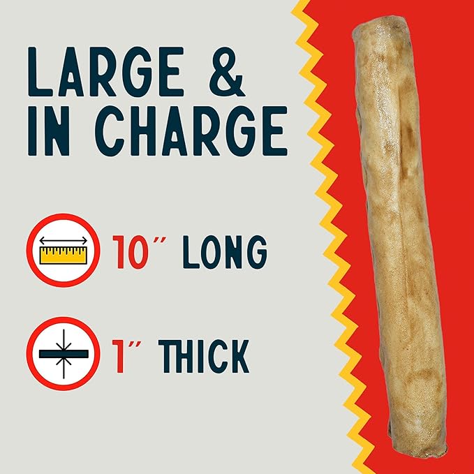 Canine Chews 10" Chicken Basted Dog Rawhide Retriever Rolls (50 Pack) - Natural Beef Dog Rawhide Chews - Healthy Dental Chews-PawvioPets