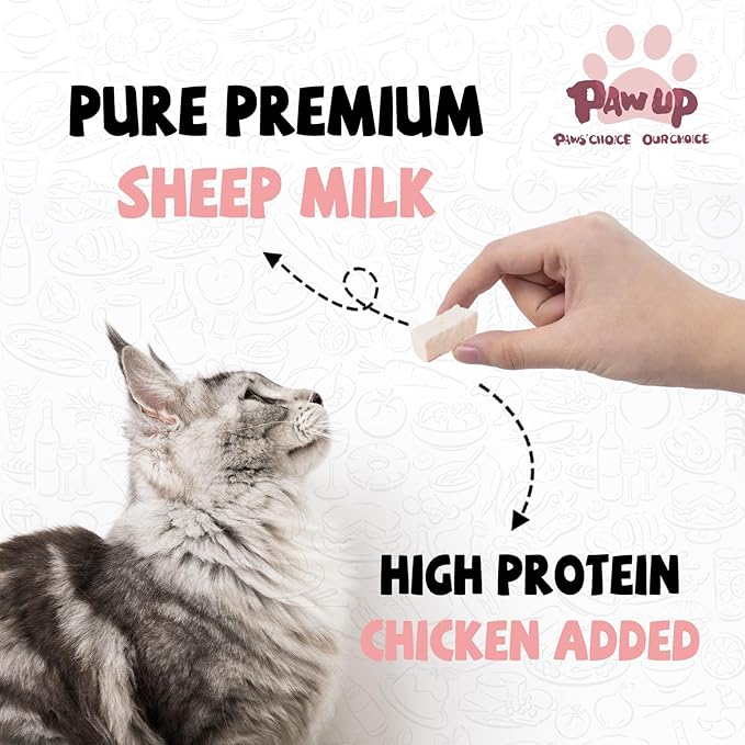 Freeze Dried Sheep Milk Yogurt Flavor with Strawberry,Gentle Sheep Milk Dog Treats for Sensitive Stomachs Puppies, 2.8 oz-PawvioPets