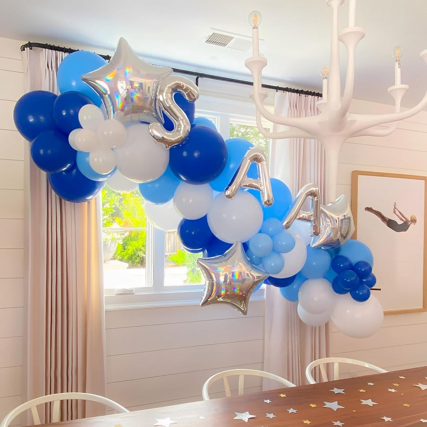 90pack White Balloons Different Size 18/12/10/5 Inch Pearl White Balloon Garland Arch Kit for Wedding, Birthday, Graduation, Bridal Shower, Baby Shower, Bachelorette Decorations