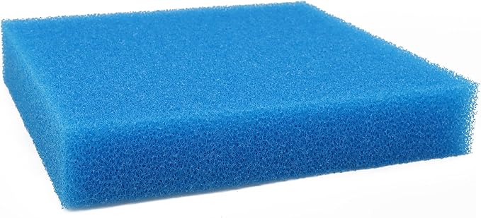 Aquarium Bio Sponge Pad Filter Media for Fish Tank,20/30/40PPI Open Cell Coarse Foam Block Foam Pre Filter Sponge (11" Lx 10.25" W x 2" H 20PPI)-PawvioPets