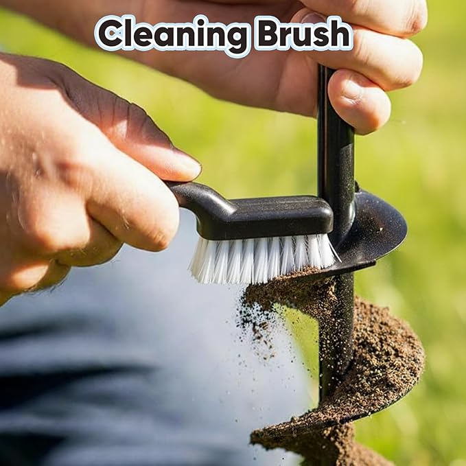 Dog Tie Out Stake for Large Dogs – Heavy Duty In-Ground Dog Anchor up to 210 lbs – Secure Tether Stake for Yard, Camping & Beach – Easy Install with Tool, Works with Tie Out Cable & Leash, Black-PawvioPets