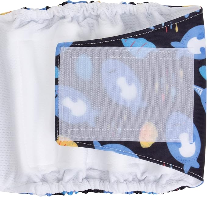 CuteBone Belly Band for Dogs Male Reusable Diapers Washable Wrap DM36S-PawvioPets