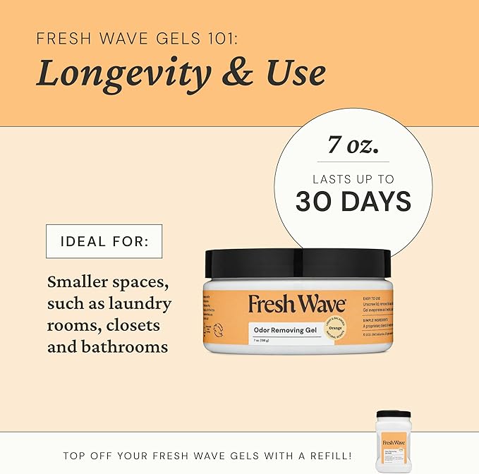 Fresh Wave Orange Odor Removing Gel, 7 oz., Pack of 3-PawvioPets