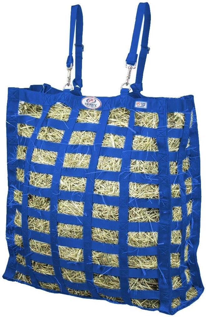 Derby Originals Supreme 4-Sided Slow Feed Hay Bag – Patented, 1-Year Warranty, 3.5" & 1.75" Openings-PawvioPets