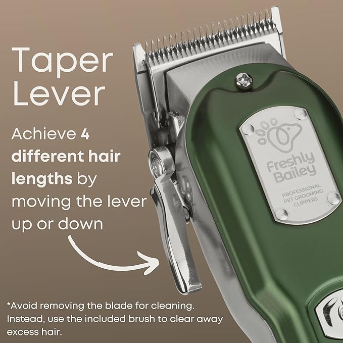 Cat Clippers for Matted Hair - Matted Cat Fur Remover - Low Noise Grooming Trimmer & Shaver | Pet Clippers for Long Hair Cats | Professional Pet Shaver with Detachable Guards-PawvioPets