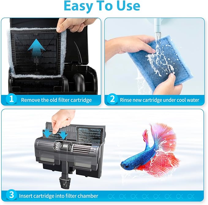 24 Pack Rite-Size C Filter Cartridges Compatible with Marineland Penguin PRO Power Filters 275/375 & Original Penguin Power Filters 200/350 - Rite-Size C Replacement Filter Cartridges-PawvioPets