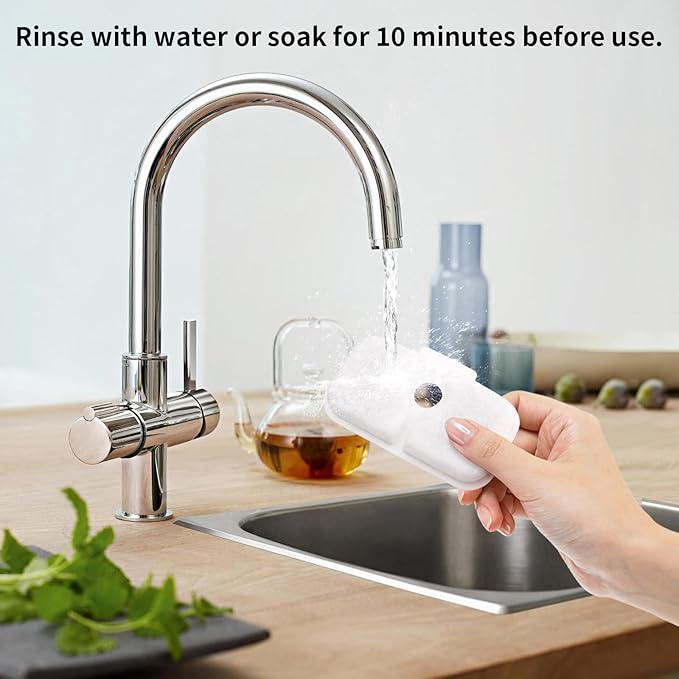 8 Pack Cat Fountain Filters & Sponges - No Trim Fit for PETLIBRO Dockstream PLWF Series (005/105/115/305) - Multi-Cat Homes-PawvioPets