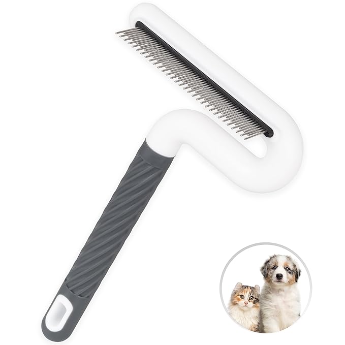 Flea Comb, TailGurus Effective Flea Comb for Cats & Dogs-Shedding Brush for All Pets-Long Hair Friendly-Durable-Versatile & Safe-Durable, Safe & Versatile-Portable,Pet-Friendly(TG2038)(Lime)-PawvioPets