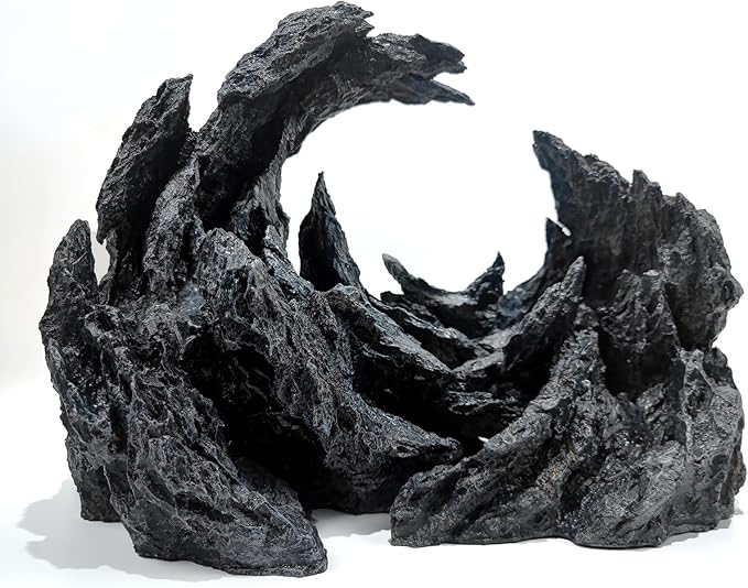 Fish Tank Decor Rocks.Aquarium Decoration Model.Easy Superior Aquascape (Perched Canyon-15inch)-PawvioPets