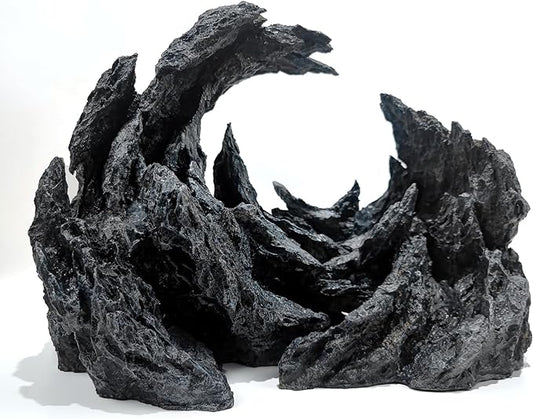 Fish Tank Decor Rocks.Aquarium Decoration Model.Easy and Quick Solution for Aquascaping.(Perched Canyon-24inch)-PawvioPets