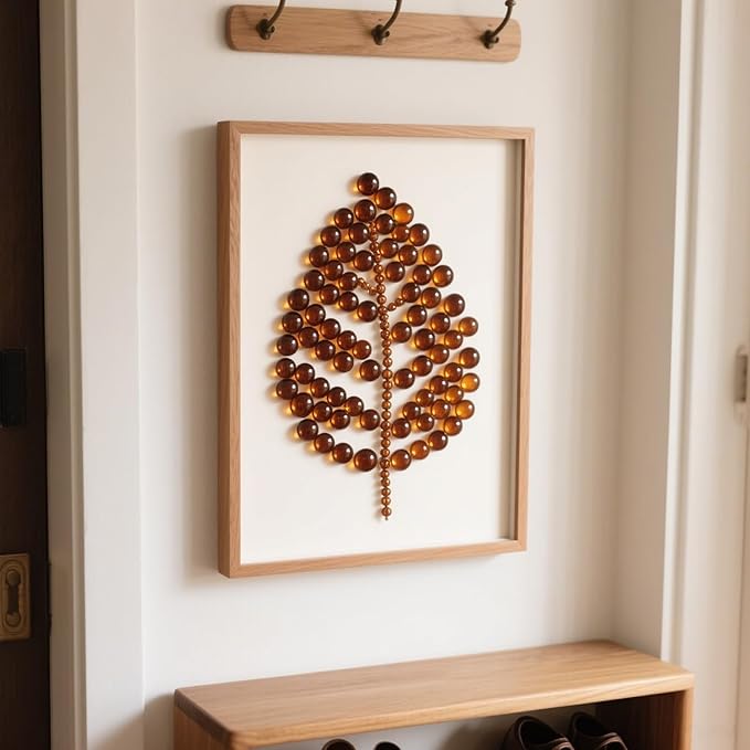 2.16LB Glass Beads Vase Filler Aquarium Gravel Decor Flat Glass Marbles Gems Pebbles Fish Tank Rocks Home Decorative Art Craft - Amber-PawvioPets