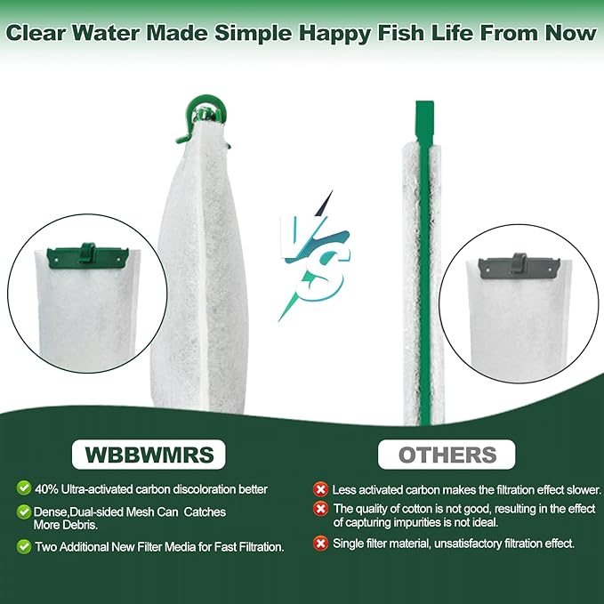 8 Count Medium Filter Cartridges Compatible with Tetra Whisper Bio-Bag Filters Medium Replacement Filter Cartridges for Whisper ReptoFilter and 10i IQ10 PF10 Power Filters -Ready to Use-PawvioPets