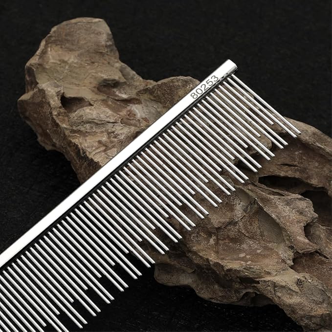 6.1" Dog Grooming Comb for Long Haired Cats & Dogs-PawvioPets