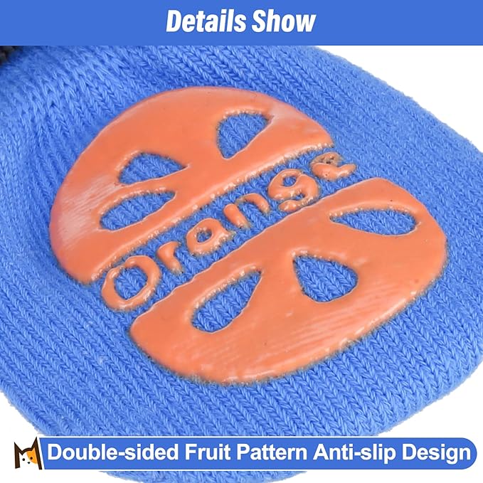 BEAUTYZOO Anti-Slip Dog Socks,Dog Shoes for Hot/Cold Pavement,Paw Protectors with Grips 3 Pairs for Puppy Small Medium Large Senior Old Dogs,Dog Socks to Prevent Licking and Hardwood Floor Protection-PawvioPets