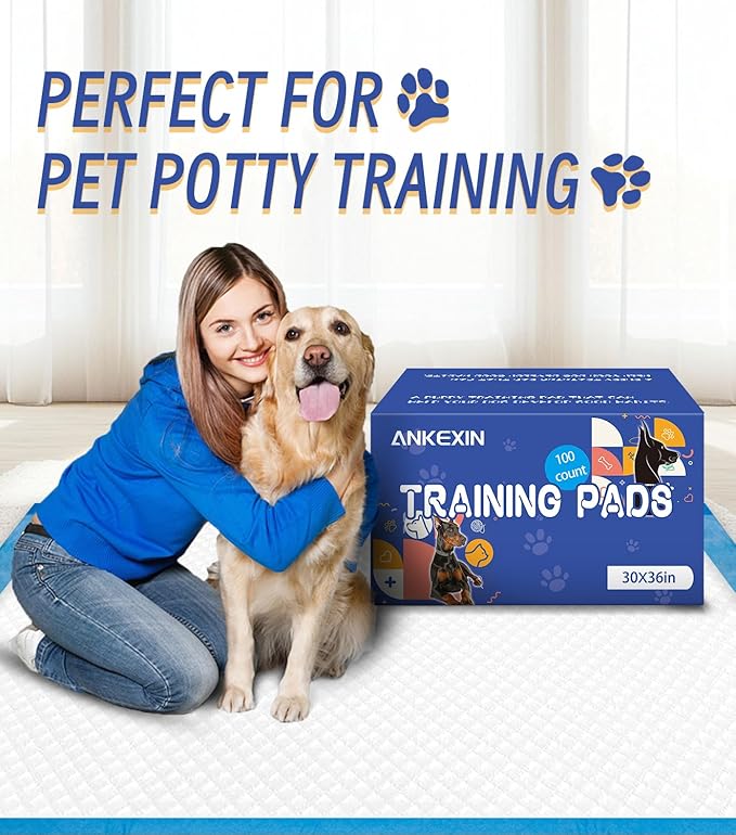 100 Counts XL Puppy Pee Pads 30x36 Inch | Super Absorbent Leak-Proof Dog Training Pads with Odor Control | Quick-Dry Potty Pads for Dogs & Cats-PawvioPets