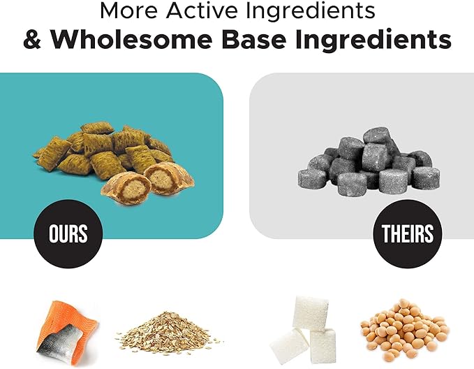 Calming Chews for Cats - Cat Anxiety Relief + Helps Reduce Stress - Behavioral Support & Promotes Relaxation for Travel, Boarding, Vet Visits, Separation Anxiety - Chicken (30-Day Supply)-PawvioPets