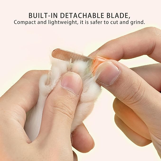 Cactus Shaped Cat Nail Clippers - Durable, Ergonomic Pet Grooming Tool for Cats & Kittens - Safe, Sharp, and Comfortable Claw Trimmer(Orange)-PawvioPets