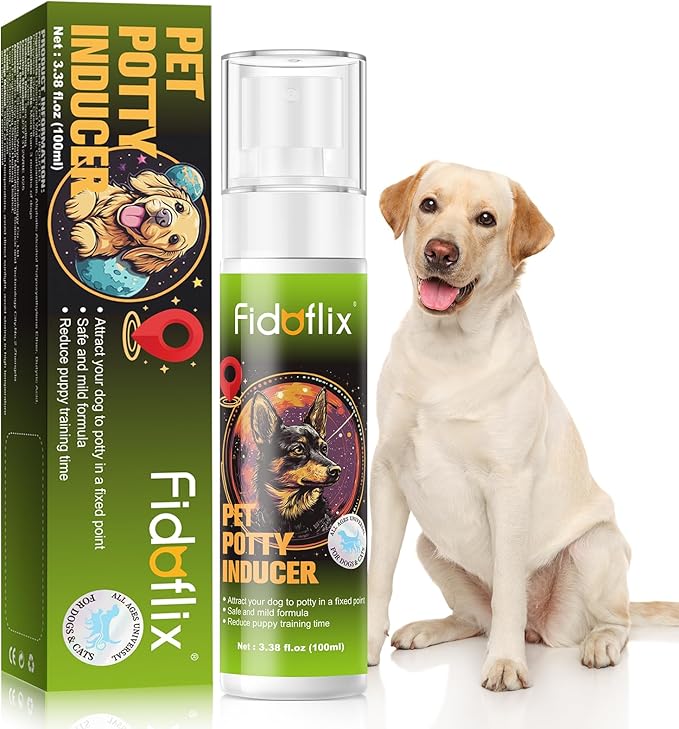 Dog Potty Training Spray for Dogs and Puppies - Go Here Attractant Spray to Pee and Poop in One Spot,Safe & Effective Puppy Pee Spray Indoor & Outdoor-Dog Training & Housebreaking Aid -100ml-PawvioPets
