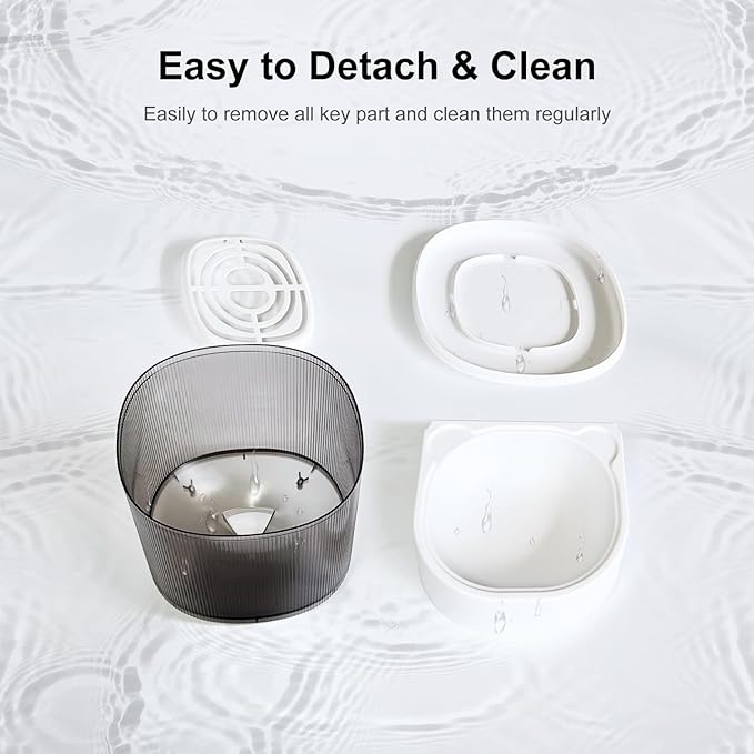 Darlipet Automatic cat Feeder,4L Auto cat Feeder,Programmable Meal & Portions,Freshness Protection, Automatic Cat Food Dispenser for Cats & Dogs, Back-up Battery, Easy to Set up & Clean-PawvioPets