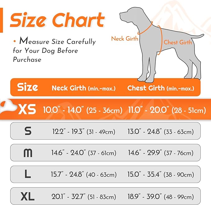 Eagloo Small Dog Harness No Pull, Service Vest with Reflective Strips and Control Handle, Adjustable and Comfortable for Easy Walking, No Choke Pet Harness with 2 Metal Rings, Orange, XS-PawvioPets