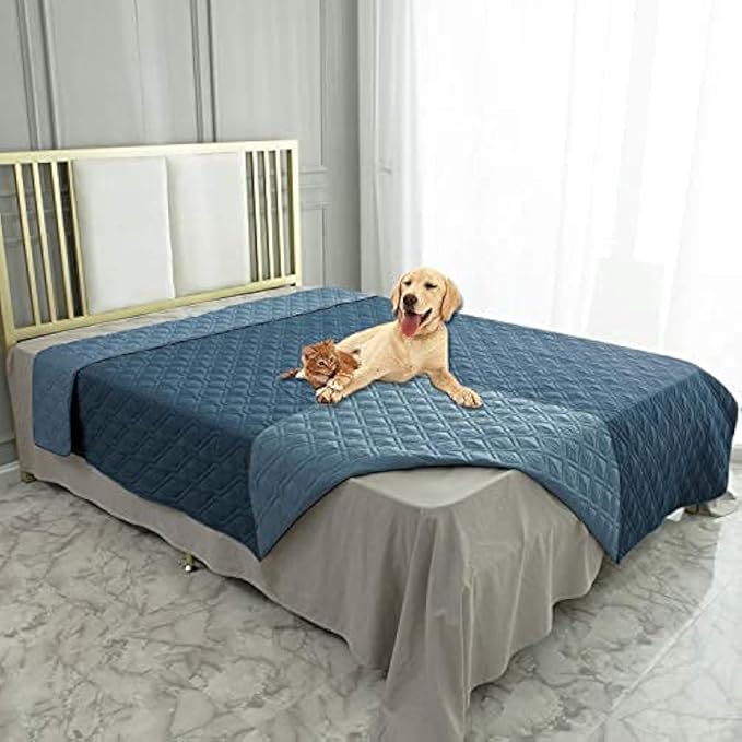 Ameritex Waterproof Dog Bed Cover Pet Blanket for Furniture Bed Couch Sofa Reversible-PawvioPets