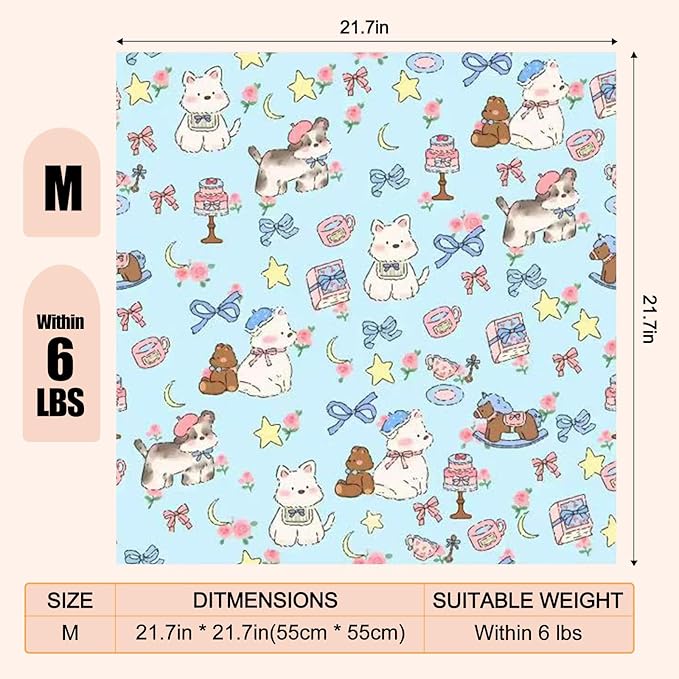 21.7" Cat Grooming Wrap Cat Wrap for Cutting Nails Cat Restraint for Nail Clipping Cat Swaddle Wrap Cat Burrito Wrap M(Within 6lbs) Anti-Scratch Anti-Escape Multifunctional Pet Tool-PawvioPets