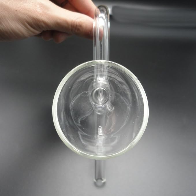 Glass Lily Pipe Outflow for Aquarium Planted Tank (20mm for 19/25mm (3/4" ID) tubing)-PawvioPets