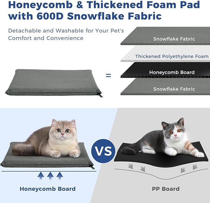 Apollo Walker Pet Carrier Backpack for 4-15lb Cats and Dogs, Puppies, Safety Features and Cushion Back Support | for Travel, Hiking, Outdoor Use (Gray)-PawvioPets