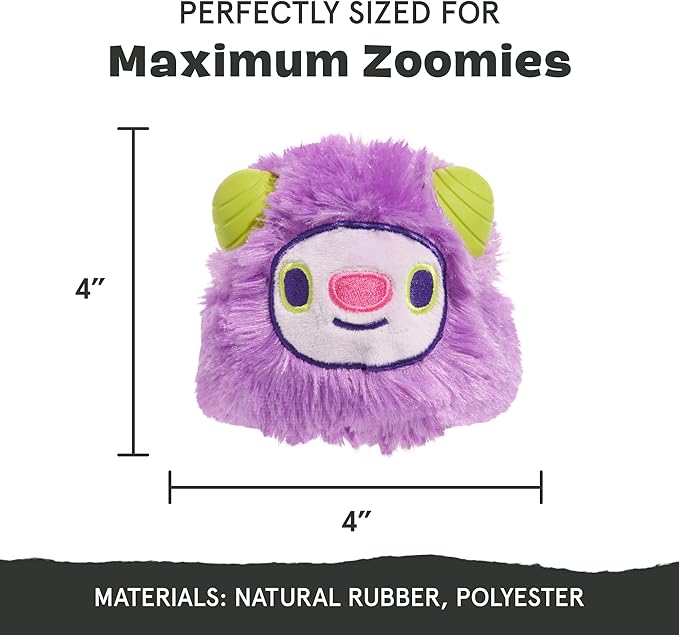 Barkbox Torbert The Troll Dog Toy for Large Dogs, Natural Rubber with Wacky Bounce Perfect for Aggressive Chewers and Long-Lasting Playtime-PawvioPets