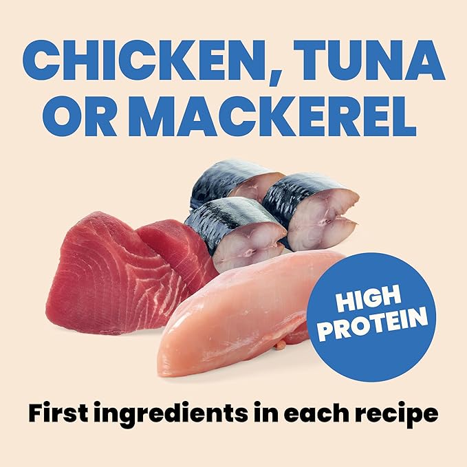 almo nature Wet Cat Food HQS Complete Land and Sea - Variety Pack Grain Free, Highly Digestible, Hormone Free, Preservative Free, 2.47-oz 24 Pack-PawvioPets