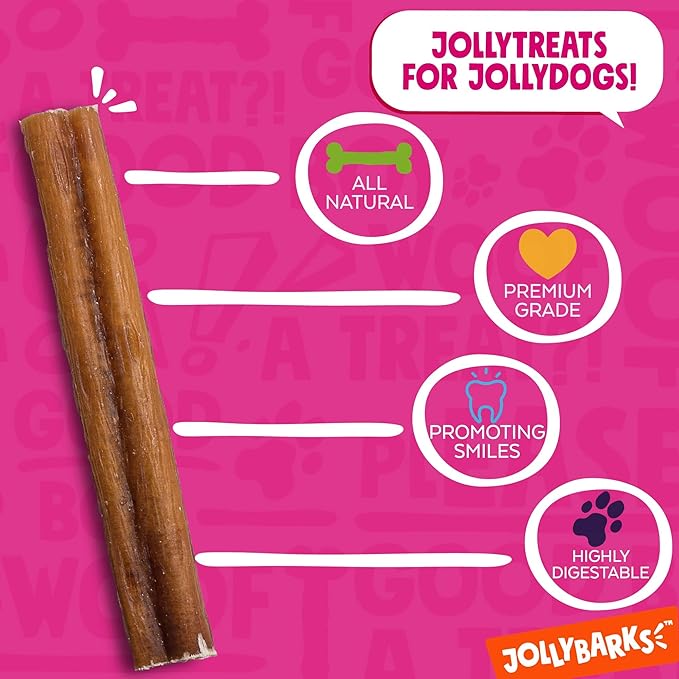 6 Inch Bully Sticks for Small Dogs | Odorless High Protein Single Ingredient Dog Treat (20 Pack)-PawvioPets