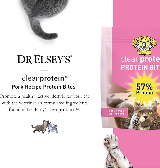 Dr. Elsey's cleanprotein Protein Bites Pork 12 oz.-PawvioPets