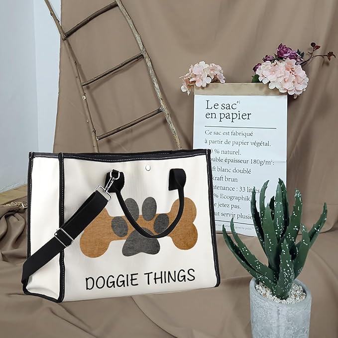 FOTAP Dog Owner Shopping Tote - Dog Park Bag and Doggie Gift-PawvioPets