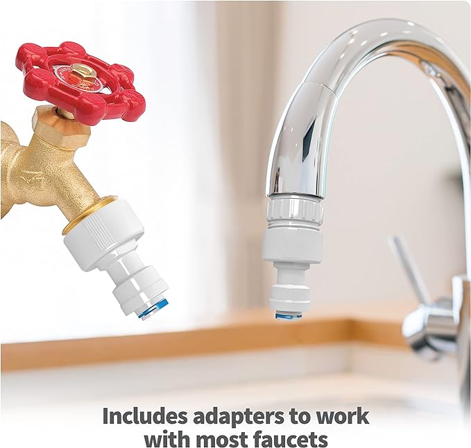 Aquatic Life RO Buddie 3-Stage Reverse Osmosis Water Filter System RO Filtration Units for Aquarium, 50 GPD-PawvioPets