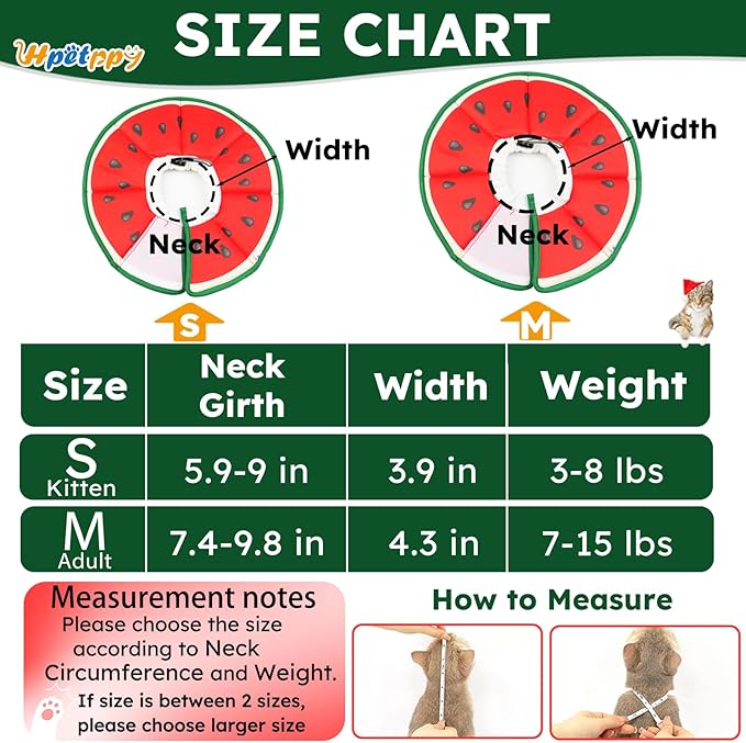 Cat Cone Collar Soft, Waterproof Cat Recovery Collar After Surgery, Adjustable Pet Donut Collar, Safety Elizabethan Collar to Prevent Licking Wounds for Kittens, Pet Cone Alternative-PawvioPets