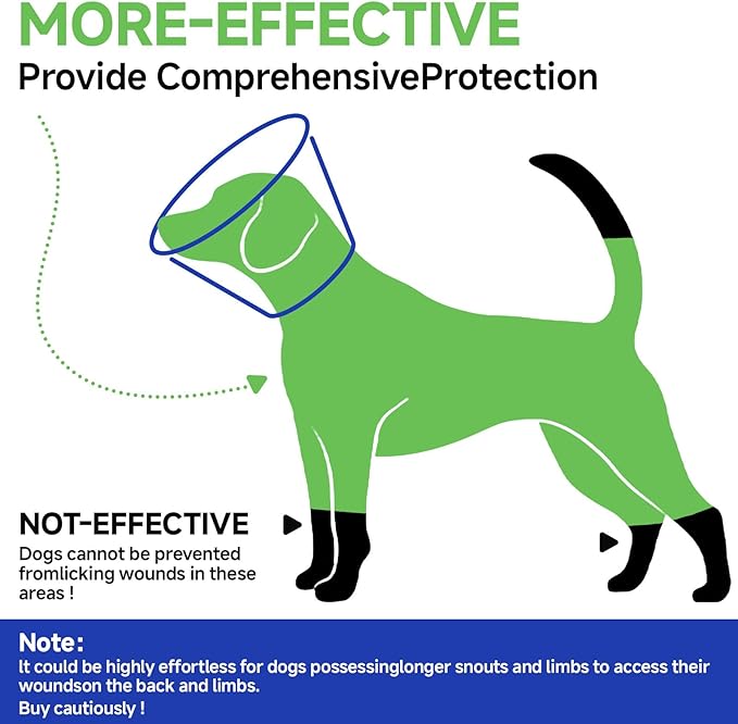 Dog Cone Collar S, Soft Cones for Large Medium Small Dogs,Adjustable Dog Cone Alternative to Stop Licking, Comfy Elizabethan Collar for After Surgery Wound Healing & Hot Spots Blue-PawvioPets