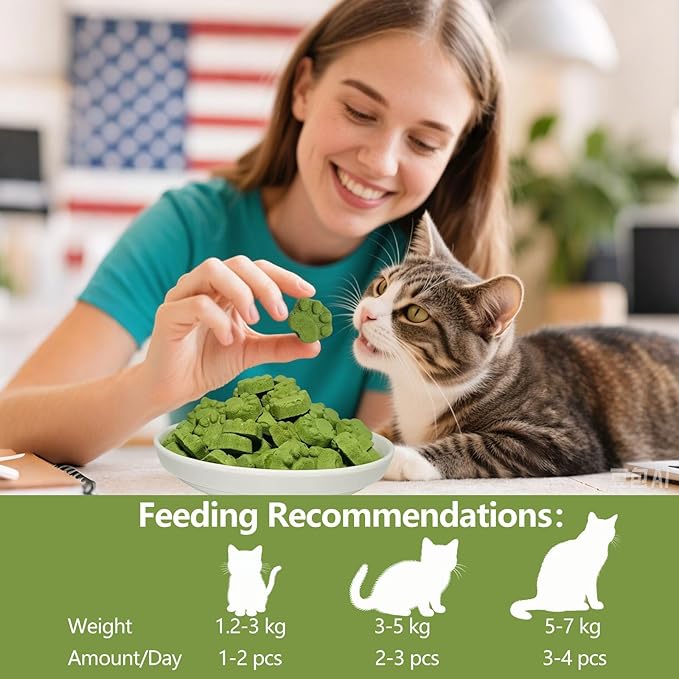 Cat Grass for Indoor Cat, 4.5 oz Cat Grass Teething Sticks, Natural Cat Dental Care Treat, Edible Snack for Teeth Cleaning and Hairball Removal-PawvioPets