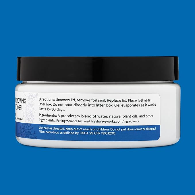 Fresh Wave Odor Removing Litter Box Gel, 7 oz. | Safer Pet Odor Eliminator for Home and Litter Box Area-PawvioPets