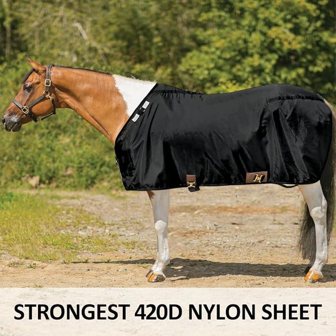 Dura-Nylon Horse Stable Sheet | Ultimate Comfort & Protection Horse Sheet | Keeps Coats Smooth & Shiny-PawvioPets