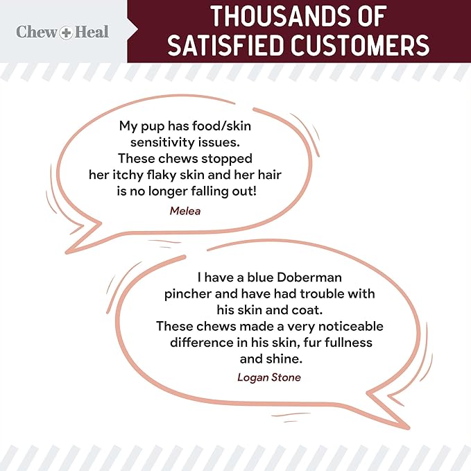 Dog Skin and Coat Supplement -360 Soft Chew Omega Treats for Skin Allergies -Salmon Oil Blend of Essential Fatty Acids, Omega 3, 6, Vitamins, Minerals -Made in USA (2 Packs of 180, Lamb Flavor)-PawvioPets