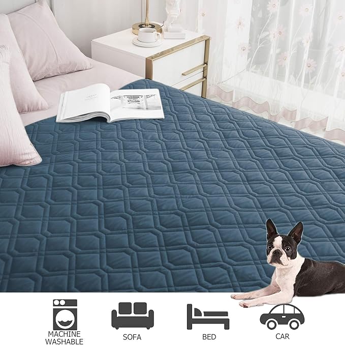 Ameritex Waterproof Blanket Reversible Dog Bed Cover Pet Blanket for Furniture Bed Couch Sofa-PawvioPets