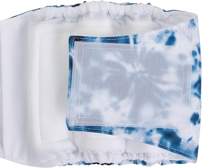 CuteBone Belly Band for Dogs Male Reusable Diapers Washable Wrap DM35XS-PawvioPets