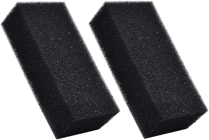 ALEGI Filter Foam Sponges, Bio Sponge Filter Media Pad, Cut-to-Size Foam for Aquarium Fish Tank (10" x 4.7" x 2.75" (2pcs))-PawvioPets