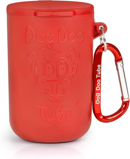 Dog Doo Tube Filled Dog Waste Bag Holders - Reusable Dog Poop Bag Tubes Designed to Keep in Odors and Germs-PawvioPets