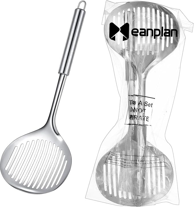 2 Pcs Cat Metal Litter Scoop Litter Scoop, Cat Accessories Scooper Stainless Steel Kitty Poop Sifting Cleaning for Litter Box, Metal Poop Sifter Pet Supplies-PawvioPets