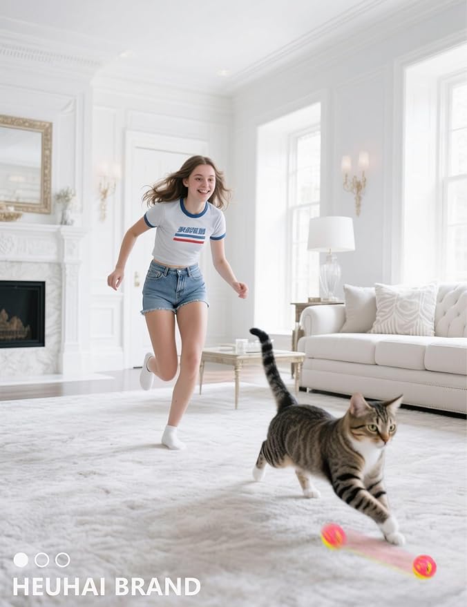 6-Pack Cat Toys for Kittens and Indoor Cats, Loving Every Minute (1.5'', Basic Cat Toy Set)-PawvioPets