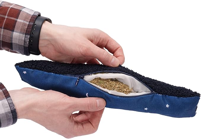 Furhaven 3-Pack Catnip Plush Cat Kicker Toy - Catnip Bags Included - Durable & Washable - Space Print, Set of 3-PawvioPets