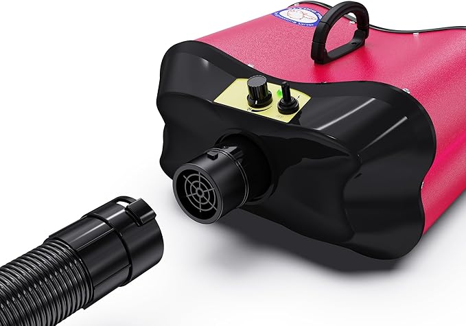 Flying Pig Double Motor High Performance Dog Pet Grooming Dryer -Magenta-PawvioPets